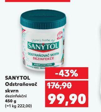 Kaufland Sanytol odstraňovač skvrn nabídka