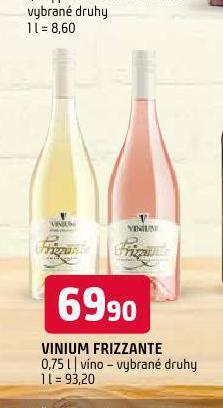 Terno Vinium frizzante nabídka