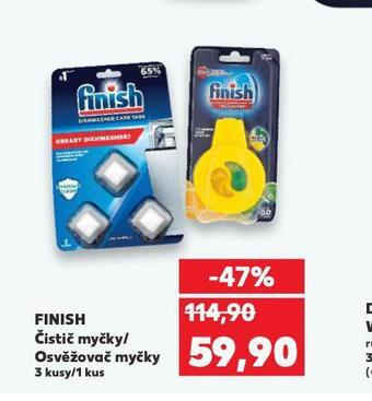 Kaufland Finish čistič myčky / osvěžovač myčky nabídka