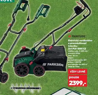 Kaufland Elektrický vertikulátor a provzdušňovač trávníku nabídka
