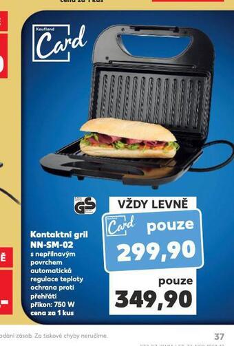 Kaufland Kontaktní gril nabídka
