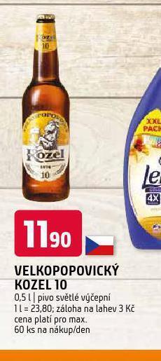 Terno Pivo velkopopovický kozel 10 nabídka