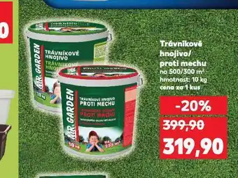 Kaufland Trávníkové hnojivo / proti mechu nabídka