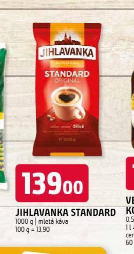 Terno Jihlavanka standard mletá káva nabídka