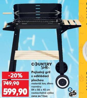 Kaufland Pojízdný gril s odkládací plochou nabídka