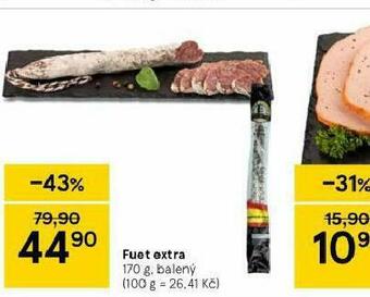Tesco Fuet extra nabídka