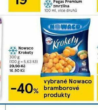 Tesco Nowaco krokety nabídka