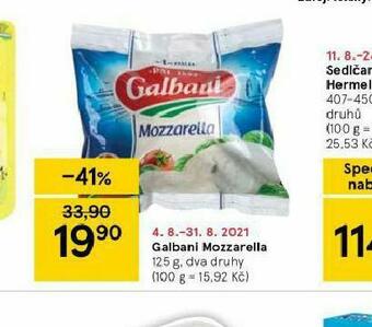 Tesco Mozzarella nabídka