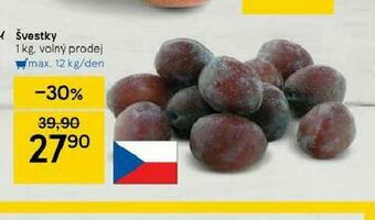 Tesco Švestky nabídka
