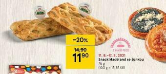Tesco Snack madeland se šunkou nabídka