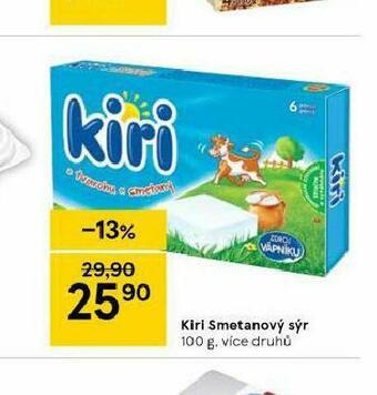 Tesco Kiri smetanový sýr nabídka