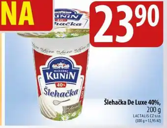 Šlehačka De Luxe 40% 200g