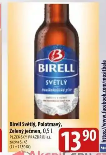 Bala Birell Světlý 500ml nabídka