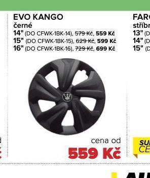 Auto Kelly Kryty kol evo kango 14 nabídka