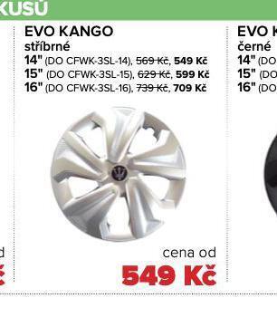 Auto Kelly Kryty kol evo kango 16 nabídka