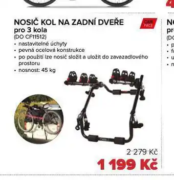 Nosič kol na zadní dveře