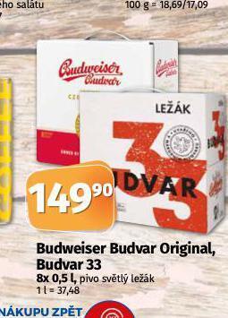 Coop Pivo budvar 33 nabídka