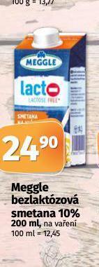 Coop Meggle bezlaktózová smetana 10% nabídka