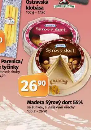 Coop Madeta sýrový dort 55% nabídka