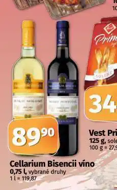 Coop Cellarium bisencii víno nabídka