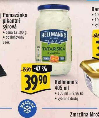 Jip Hellman´s tatarská omáčka, majonéza nabídka