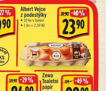 Jip Albert vejce z podestýlky nabídka
