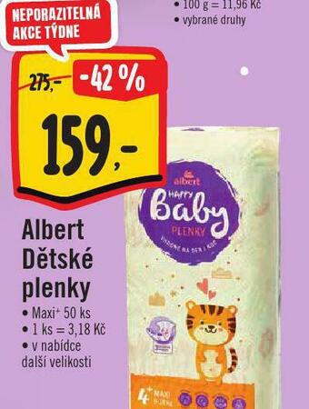 Jip Albert dětské pleny nabídka