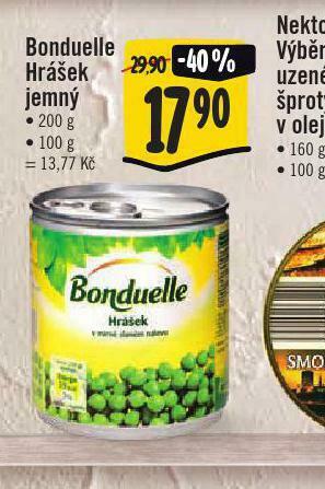 Jip Bonduelle hrášek jemný nabídka