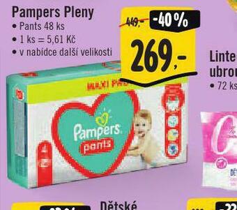 Jip Pampers dětské pleny nabídka