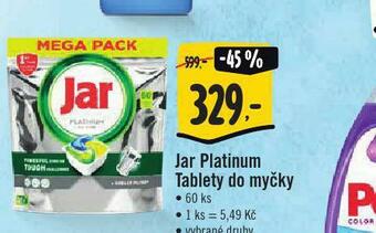 Jip Jar platinum tablety do myčky nabídka