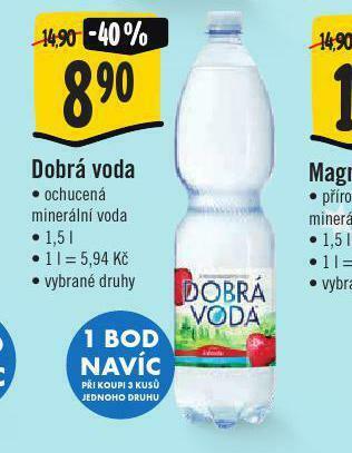 Jip Dobrá voda ochucená nabídka