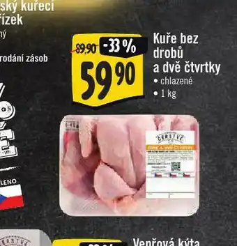 Jip Kuře bez drobů a dvě čtvrtky nabídka