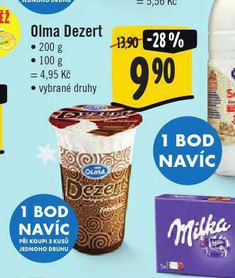 Jip Olma dezert nabídka