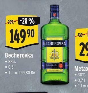 Jip Becherovka nabídka