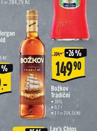Jip Božkov tradiční nabídka