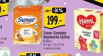 Jip Sunar complex kojenecká výživa nabídka