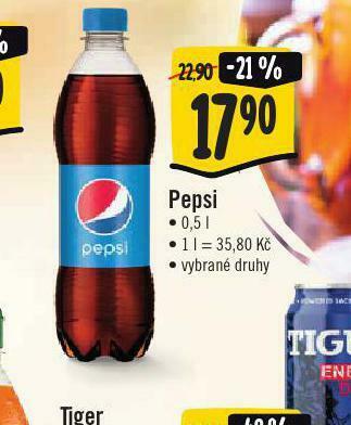 Jip Pepsi 0,5l nabídka