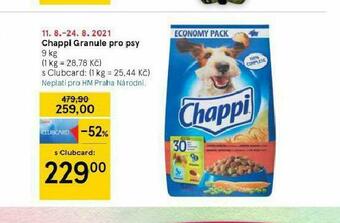 Tesco Chappi granule pro psy nabídka