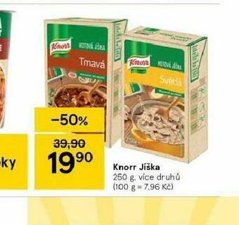 Tesco Knorr jíška nabídka