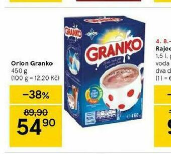 Tesco Oriion granko nabídka