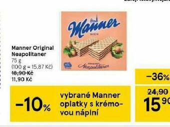Tesco Manner original neapolitaner nabídka