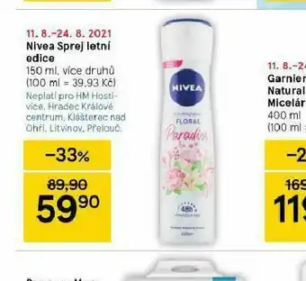 Tesco Nivea spej letní edice nabídka