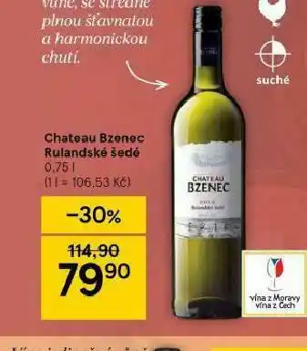 Tesco Chateau bzenec rulandské šedé nabídka