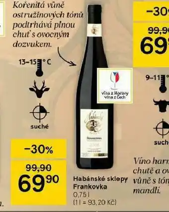 Tesco Habánské sklepy frankovka nabídka