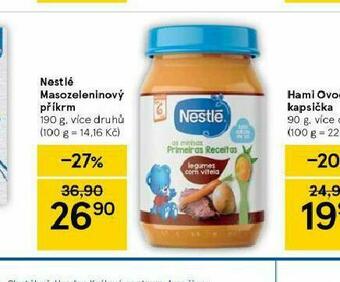 Tesco Nestlé masozeleninový příkrm nabídka