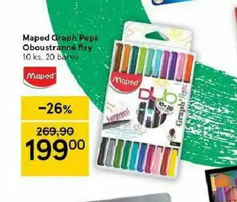 Tesco Maped grap´h peps oboustranné fixy nabídka