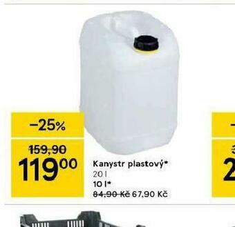 Kanystr plastový