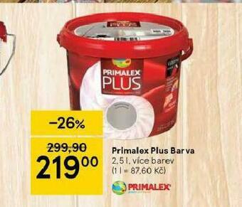Tesco Primalex plus barva nabídka