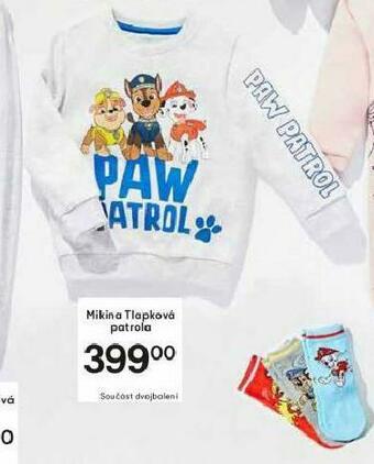 Tesco Mikina tlapková patrola nabídka