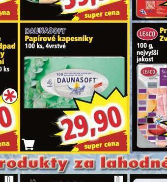 Norma Daunasoft papírové kapesníky nabídka